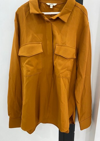 Kadın Kahverengi gömlek - Görsel 5