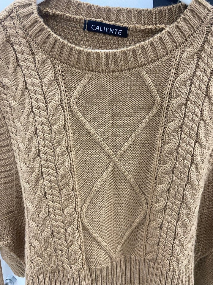 Bej süveter - Görsel 5