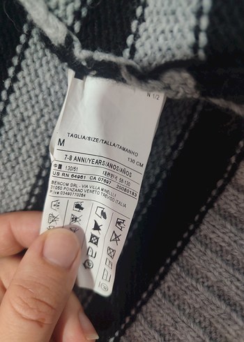 7 Yaş Beden Erkek çocuk Gri Triko Hırka