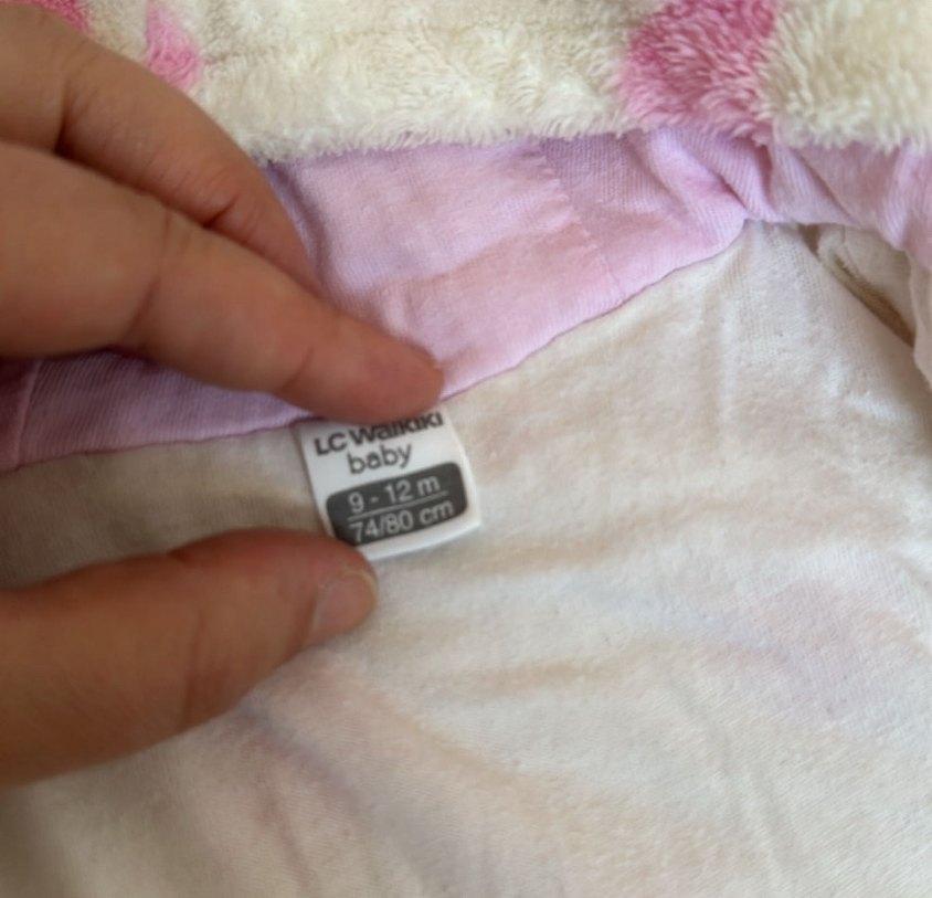 Kapüşonlu Pembe Kürklü Bebek Kız Tulumu - Görsel 4