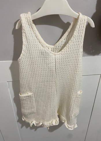 Kız Çocuk Beyaz zara tulum - Görsel 3