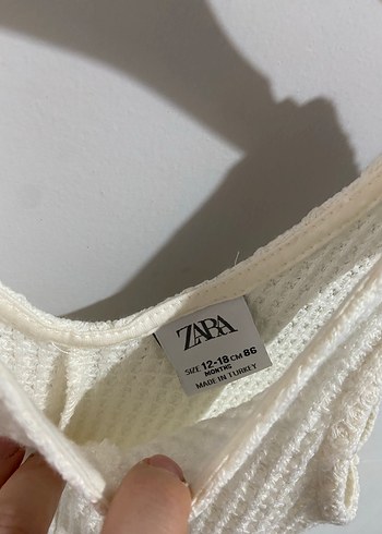 Kız Çocuk Beyaz zara tulum - Görsel 2