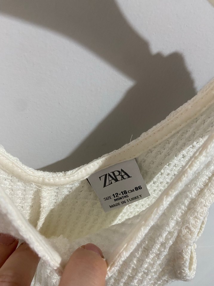 Kız Çocuk Beyaz zara tulum - Görsel 2