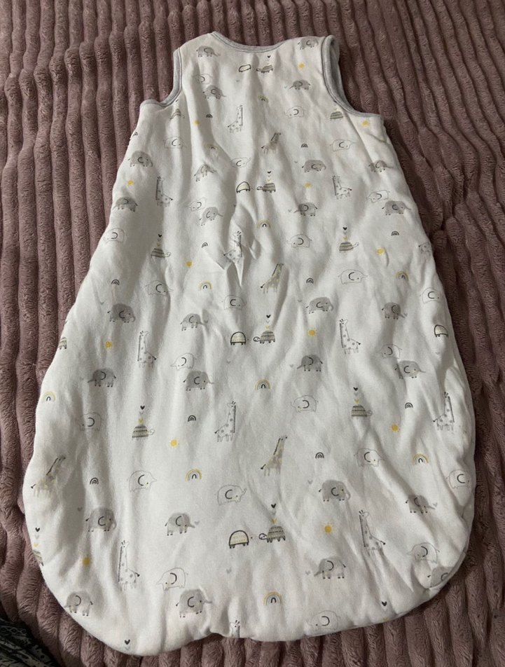 Gri Desenli Bebek Uyku Tulumu - Görsel 2