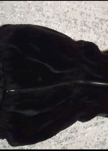 Kapüşonlu Kürklü çocuk yelek - Görsel 4