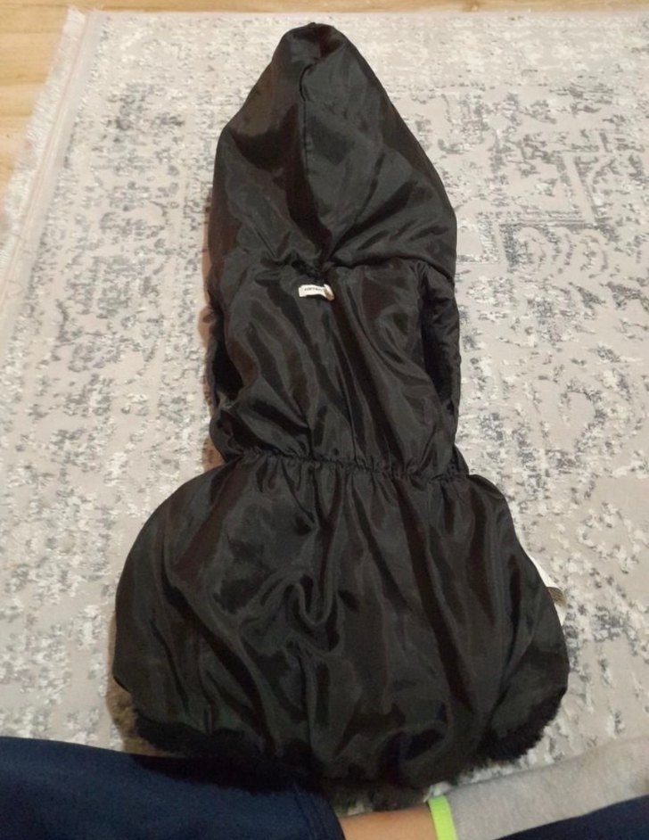 Kapüşonlu Kürklü çocuk yelek - Görsel 5