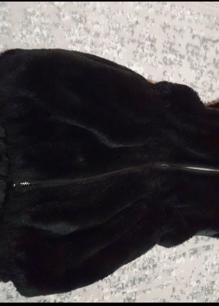 Kapüşonlu Kürklü çocuk yelek - Görsel 4