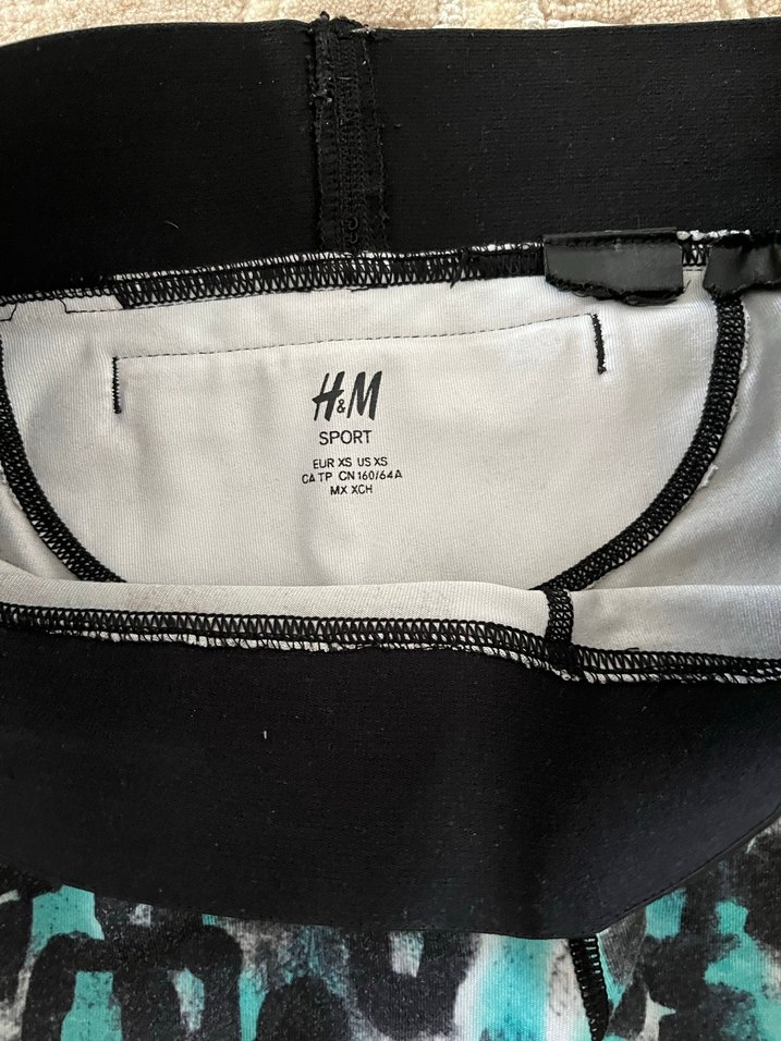 Turkuaz Yılan Desenli Kadın Tayt - Görsel 4