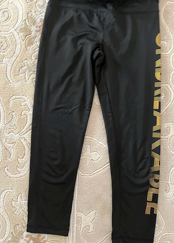 Siyah Elastik Spor Kadın Tayt cape town gezimde aldım süper - Görsel 6