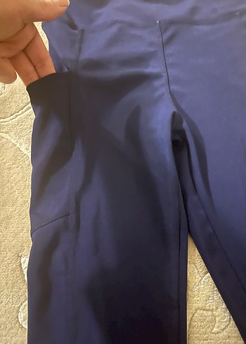 Lacivert Kadın Spor Tayt - Görsel 4