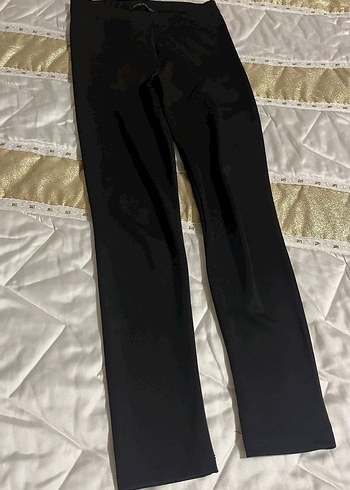 Siyah hafif parlak tayt - Görsel 3