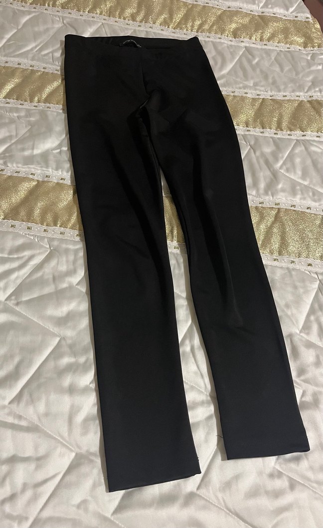 Siyah hafif parlak tayt - Görsel 3