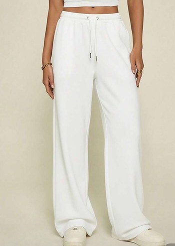 SHE IN penye eşofman altı - Görsel 3