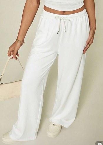 SHE IN penye eşofman altı - Görsel 5