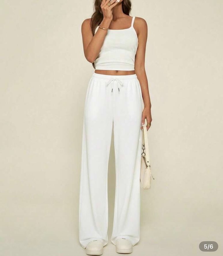 SHE IN penye eşofman altı - Görsel 2