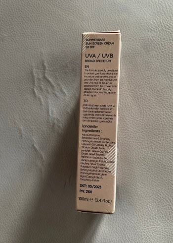 Summer Babe SPF50 Güneş Koruyucu 100ml - Görsel 3