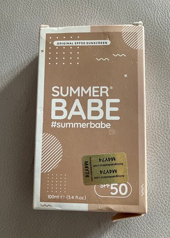 Summer Babe SPF50 Güneş Koruyucu 100ml - Görsel 2