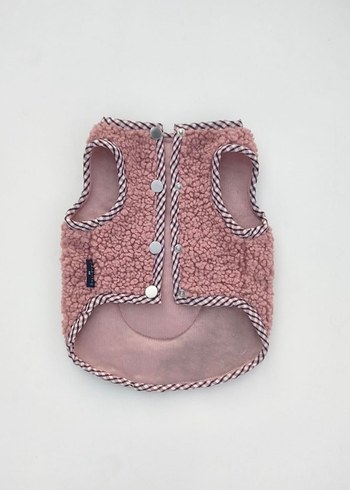 Pembe Tüylü Köpek Kıyafeti XL küçük ırk - Görsel 3