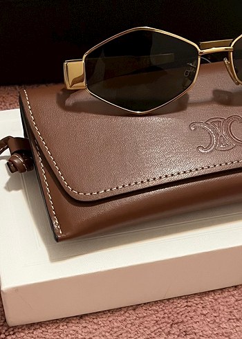 Celine Triomphe Metal Kadın Güneş Gözlüğü - Görsel 7