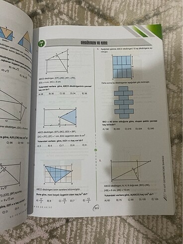  Bilgi Sarmal geometri soru bankası