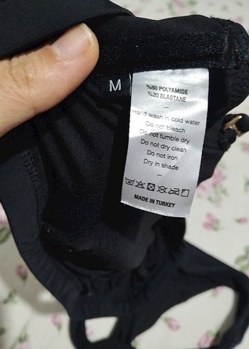 m Beden siyah Renk Siyah Strappy Bikini takımı