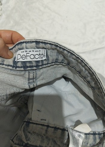 m Beden gri Renk Gri Mini Denim Şort, Salaş Kesim, Grunge Tarzı