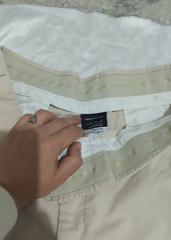 Bej Erkek Mini Bermuda Şort - Görsel 8