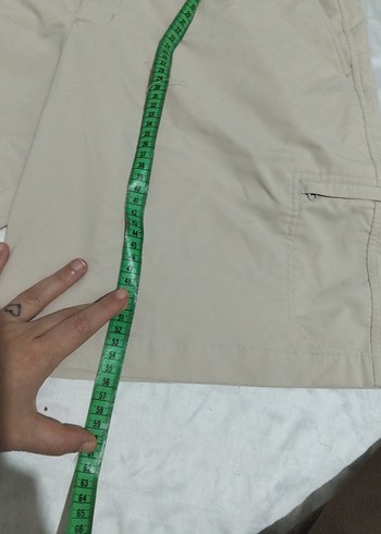 Bej Erkek Mini Bermuda Şort - Görsel 6