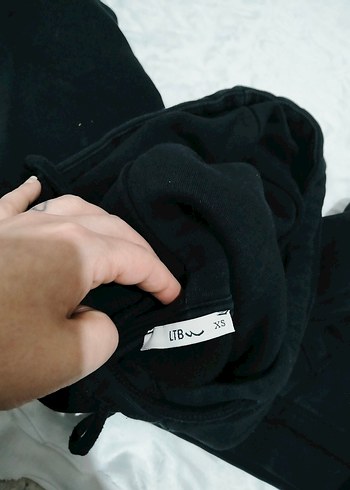 xs Beden Siyah Kapüşonlu Kadın Sweatshirt