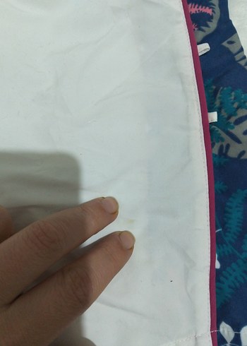 Beyaz Desenli Erkek Mini Şort - Görsel 6