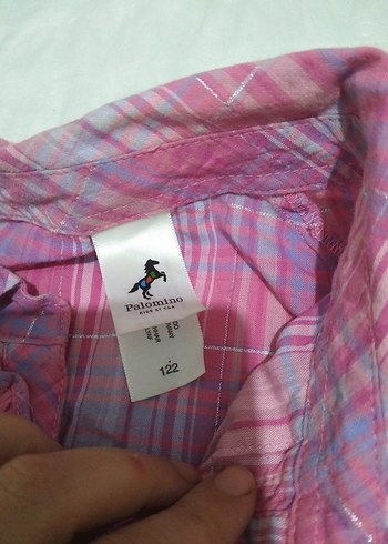 Pembe Fırfırlı Kısa Kollu çocuk Gömlek - Görsel 2