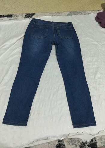 Diğer Kadın Lacivert Midi Boy Denim Pantolon