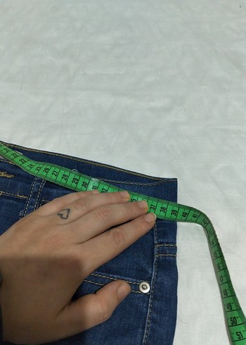 m Beden lacivert Renk Kadın Lacivert Midi Boy Denim Pantolon