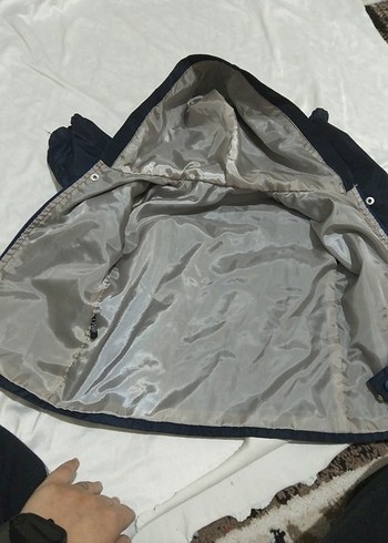 Kapüşonlu Erkek Çocuk Lacivert Mont - Görsel 5