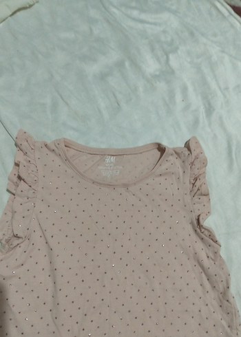 Kız Çocuk Kolsuz Fırfırlı Bej Tişört - Görsel 5