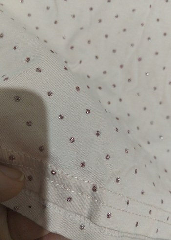 Kız Çocuk Kolsuz Fırfırlı Bej Tişört - Görsel 6