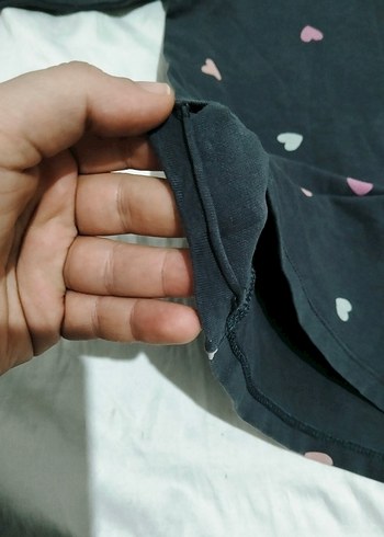 Kız Çocuk Uzun Kollu Düğmeli Tişört - Görsel 6