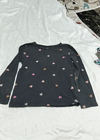 Kız Çocuk Uzun Kollu Düğmeli Tişört - Görsel 7