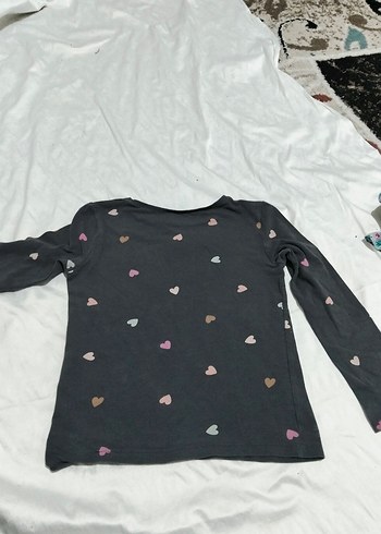 Kız Çocuk Uzun Kollu Düğmeli Tişört - Görsel 5