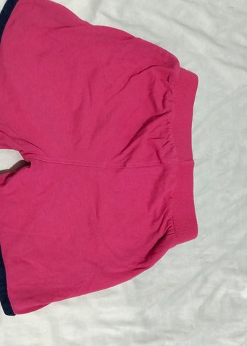 Renkli Baskılı Pembe Kız Şortu - Görsel 3