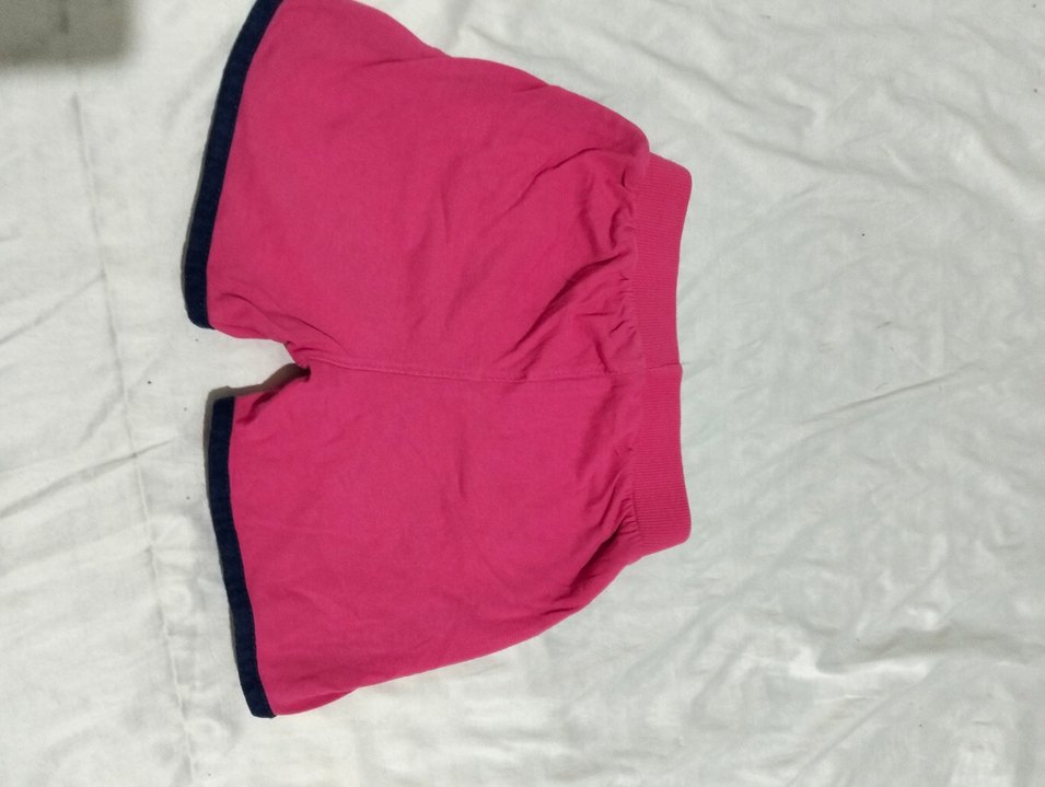 Renkli Baskılı Pembe Kız Şortu - Görsel 3