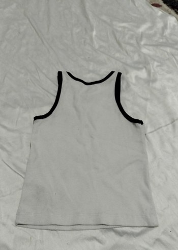 Beyaz Baskılı çoçuk Askısız Atlet - Görsel 3