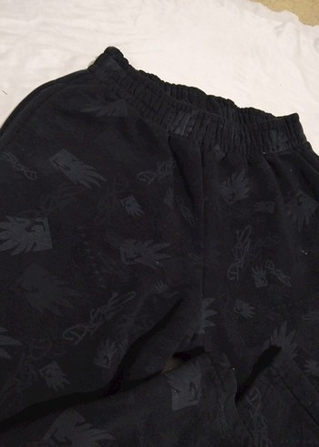 Siyah Rahat Kesim Spor Erkek Kumaş Pantolon - Görsel 7