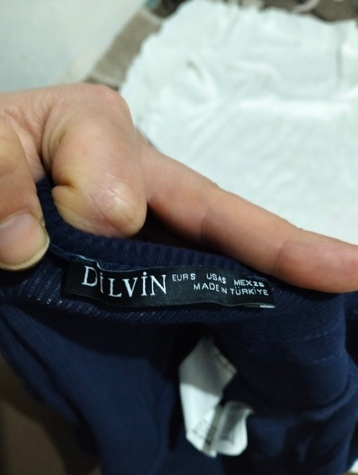 Kadın Lacivert Denim Fermuarlı Büstiyer - Görsel 3