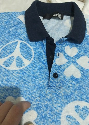 Renkli Batik Desenli Erkek Polo Tişört - Görsel 7