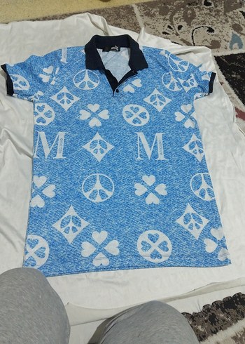 Renkli Batik Desenli Erkek Polo Tişört - Görsel 6