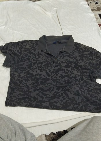 Gri Batik Desenli Erkek Polo Tişört - Görsel 7