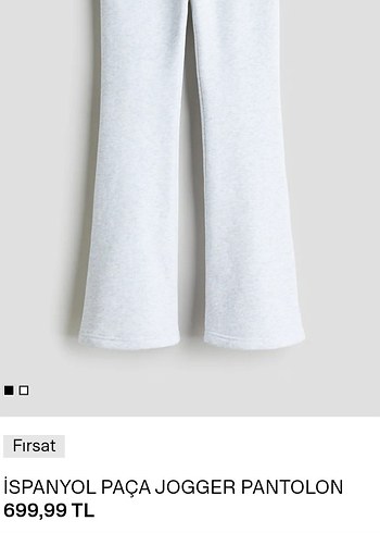 Gri Midi Kadın Keten Eşofman Altı - Görsel 9