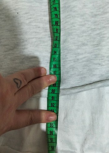 Gri Midi Kadın Keten Eşofman Altı - Görsel 5