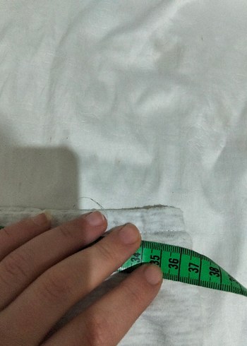 Gri Midi Kadın Keten Eşofman Altı - Görsel 4